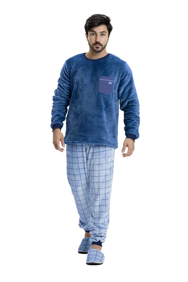 montagem xadrez azul com bolso 0001 cor seletiva 1